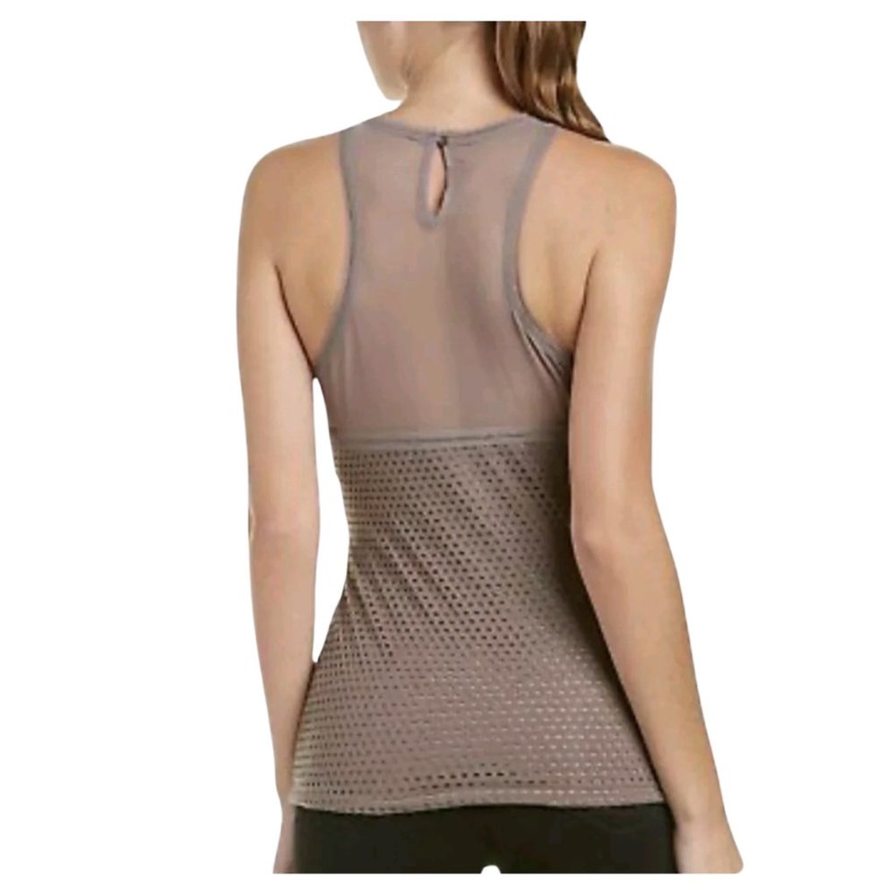 Bcbgmaxazria "Katlin" Geometric Sleeveless Mesh top, size small. - Picture 2 of 7